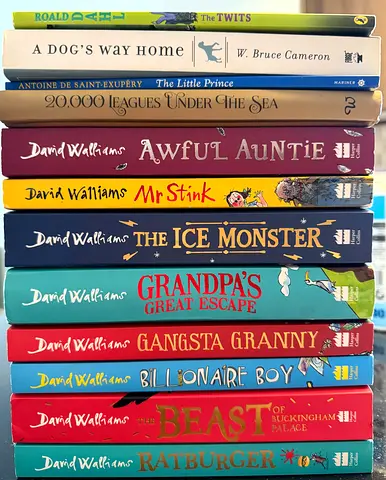 Childrens book bundle: David Walliams collection + classics (12 books)