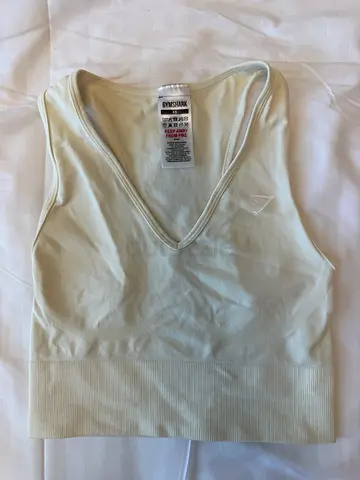 Xs women’s gymshark tank top in white