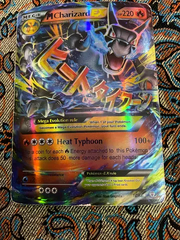 Pokemon Mega Charizard EX Full Art Holo Card (Single Card)