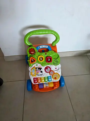 Colorful Baby Walker with Activity Piano and Toys