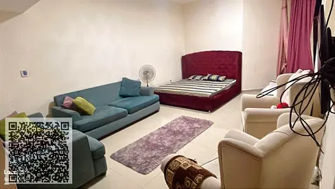 Studio apartment in Horizon Towers, Ajman, Al Rashidiya 1, for sale with a balcony at a reasonable price.