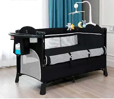 Teknum 4-in-1 Baby Bedside Co-Sleeper Bassinet and Playpen.