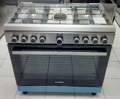 Bosch new model 90/60cm size cooking range Stainless Steel Gas Range with Oven - 5 Burners, free del