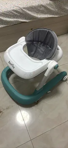 2 in 1 baby walker and pusher adjustable baby walker with tray — good condition