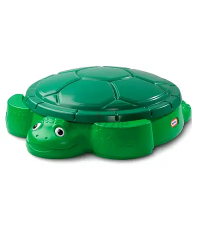 Turtle Sandbox / Kiddie Pool with Lid - Green
