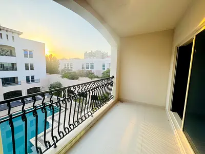 Bright 2BHK | Pool View | Chiller Free | Family-Friendly Building