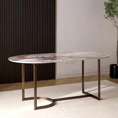 Nordic 6-Seater Ceramic Top Dining Table
