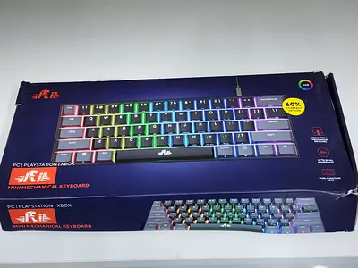 RGB 60% Mini Mechanical Gaming Keyboard - Wired, Boxed