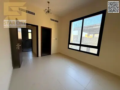 For rent, a room and a hall, two bathrooms, a separate hall, central air conditioning, and large areas