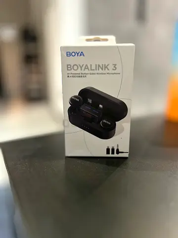 Boya link 3 button_sized wireless microphone