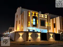Villa (corner) for sale in Ajman | Al Zahiyah area. 7 bedrooms, living room, 3 halls, maid's roo