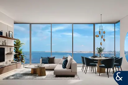 Burj Khalifa View | High Floor | Sea-Front