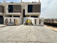Townhouse Villa for Sale in Al Helio 2 Ajman 5 Master Bedrooms Stone Facade Roof 1.4M AED All Inclus