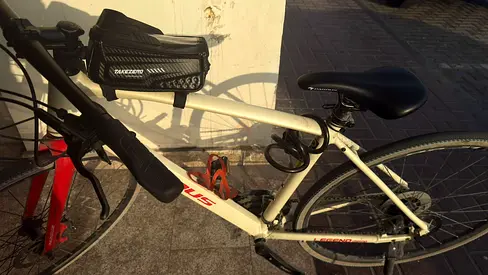 *Well-maintained single-speed hybrid/commuter bike - light frame, ready to ride, Branded Sunrimoon