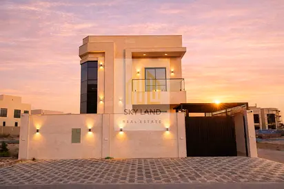 A villa for sale in Ajman, ready to move in, including all registration and ownership fees. Located near Sheikh Mohammed Bin Zayed Road. Freehold owne