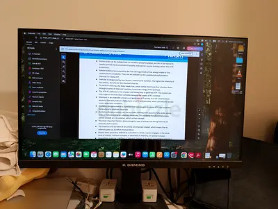 Monitor screen