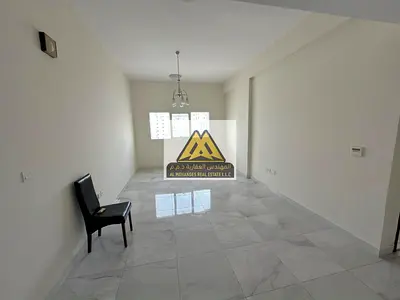 One-bedroom apartment for rent in Al Nuaimiya 1, spacious, with 2 bathrooms and built-in wardrobes, near Al Hikma School