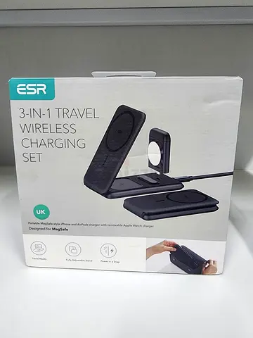 ESR 3-in-1 Travel Wireless Charging Set (Boxed) - Black