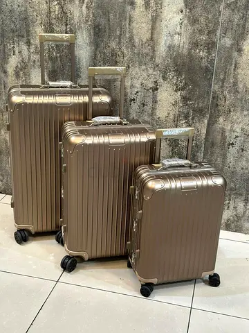 Rimowa aluminum luggage set