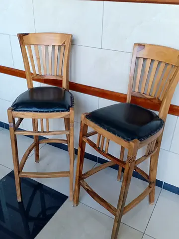 Rarely used High Leather Chairs