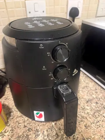 Compact Black Air Fryer - Good Working Condition