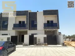 In the Al-Haliou 2 area on Azha roundabout, a luxurious townhouse with a modern design and high-qual
