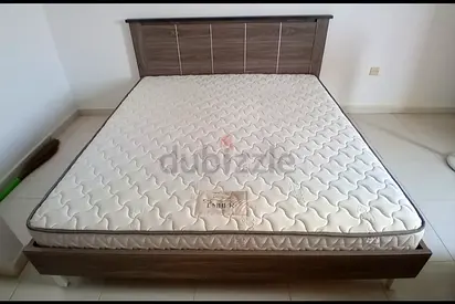 King size bed with mattress available!