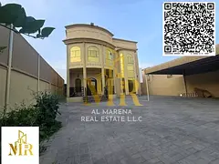 Modern villa for sale in Al Muwaihat 1 area, Ajman. Two floors plus a roof terrace. Excellent locati