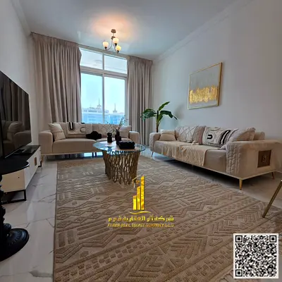 ✅ Fully furnished 2-bedroom apartment for monthly rent in Ajman ✔️ Includes bills and internet ⚡📶 Stylish and tidy furnishings - Gym, pool, parking