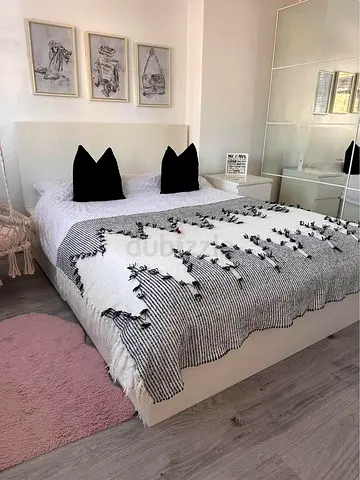 Ikea malm queen bed with ikea matress like new