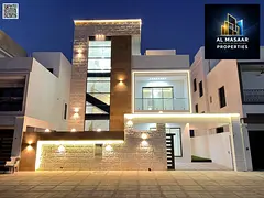 For sale, a luxurious two-story villa with a roof, at a negotiable price with the possibility of eas