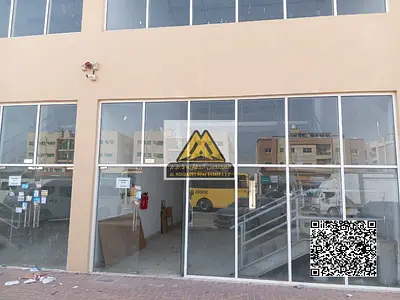 للإيجار السنوي – شبرة بميزانين في المويهات 3 – عجمان (2200 قدم، على شارع رئيسي وموقع تجاري مميز)