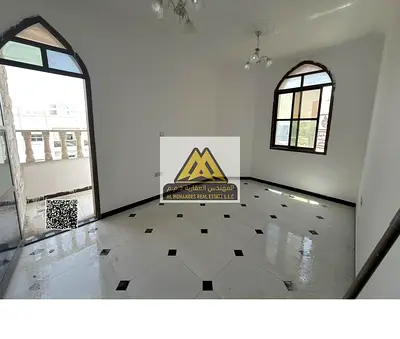 Two-bedroom apartment with a living room in Al Rawda 3, Ajman. Balcony, 2 bathrooms, super deluxe finishing, smart access entry, family building, AED