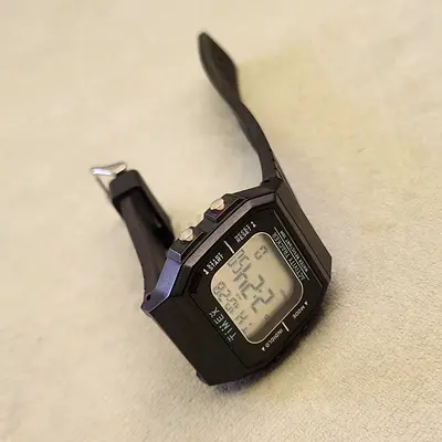 Timex Classic Digital Black Resin Watch - Working Condition