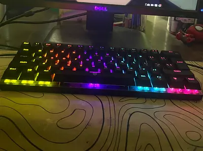 Very Light Used RGB Mechanical Gaming Keyboard - Blueswitched