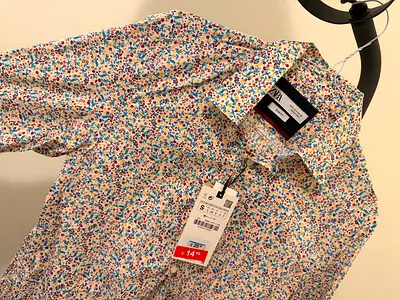 Brand new mens floral blouse (size S) with tags. ZARA