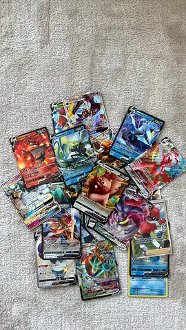 Collection of 15 Pokémon Trading Cards (Rare  Holo Mix) - Good Condition