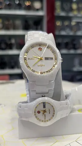 Elegant White Couple Watch Set – Stylish Quartz Wrist Watches