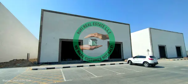 لجميع الجنسيات مستودع للبيع بمساحة 16150 قدم مربع في المنطقة الصناعية الجديدة بالصجعة الشارقة