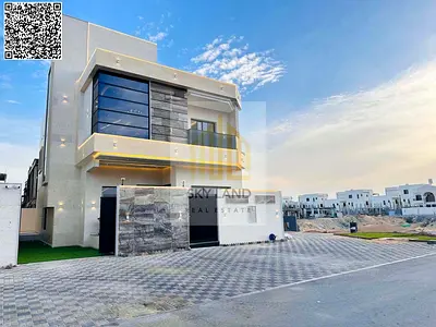 فيلا زاوية شارعين للبيع في عجمان | 5 غرف ماستر + روف | ارتداد كبير | قريبة من المسجد | شامل رسوم التسجيل