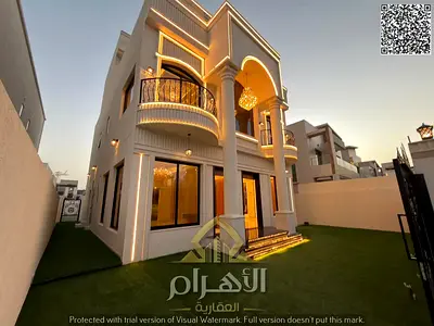 جاهزة بالكهرباء والمياه | تملك فيلا فاخرة بالياسمين عجمان| 6 غرف نوم ماستر G+2 |بسعر تنافسي