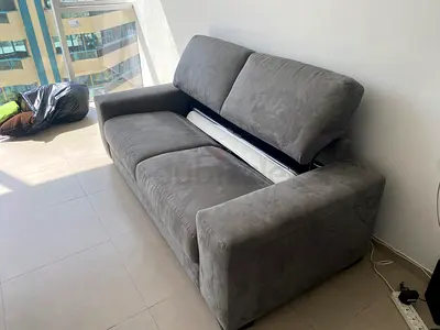 Natuzzi Two Seater Sofa like new Condition Grey 2-seater fabric sofa - good condition