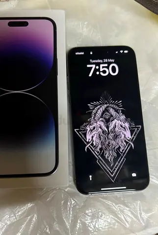 iPhone 14 Pro Max Deep Purple Color with box and original charger