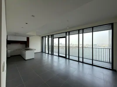 Luxury Waterfront 3BR + Maid | Burj Khalifa & Creek Views