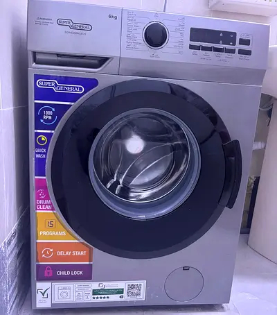 Super General 6kg Front Load Washing Machine - Good Condition