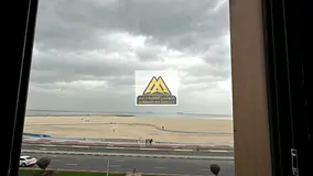 Annual rent – 2-bedroom apartment with direct sea view in Al Nakheel 1 – Ajman Location: First r