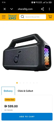 Anker Party boom2 Speaker with Handle and RGB Lights