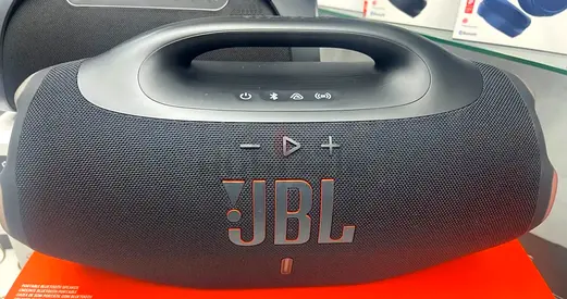 JBL portable Bluetooth speaker with clock display - used