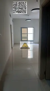 A spacious 2-bedroom apartment with a living room for annual rent in Al Jurf 2 – Ajman. Located in