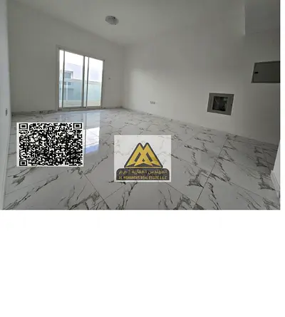 Apartment in Al Rashidiya 2, one bedroom and living room, master, 2 bathrooms, balcony, built-in wardrobes, card access, elegant entrance, near Safeer